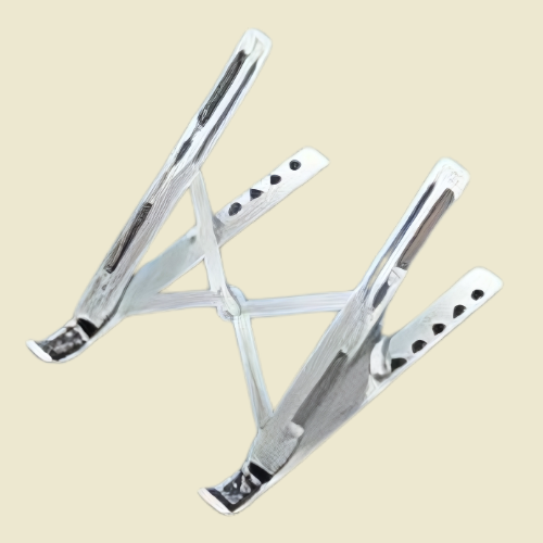Aluminium Adjustable metallic portable laptop stand
