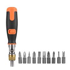 Ratchet Screwdriver Set 10-in-1,Portable Multi-Angle Screwdriver